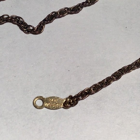 BAB 1/20 12 KT GF 24” CHAIN, SIGNED. - Picture 2 of 4